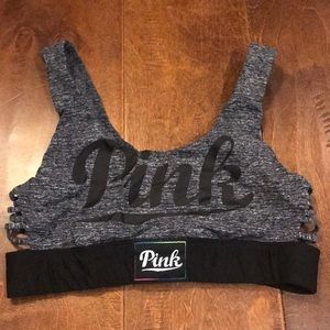 Pink VS sports bra